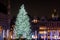 Christmas tree in Grand Place, Brussels, Belgium