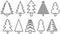 Christmas tree icons