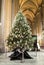 Christmas tree inside Saint John Divine Church