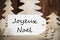 Christmas Tree, Label, Joyeux Noel Means Merry Christmas
