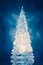 Christmas tree lamp blue light