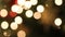 Christmas Tree Lights with Hanging Snowflake Ornaments Bokeh Background 1080p