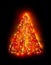 Christmas tree lights shape