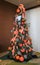 Christmas Tree Made of Basketballs