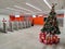 Christmas tree on Moscow Metro station