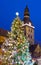 Christmas tree near Riga Cathedral