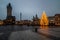 Christmas tree in the Old Town squre in Prague, Czech Republ