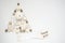 Christmas Tree Out Of Christmas Decoration With Label With Text Thank You