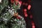 Christmas tree with pinecone