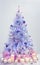 Christmas Tree Presents, Decorated Xmas Tree Blue Gifts