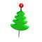 Christmas tree push pin