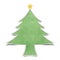 Christmas tree recycled papercraft background