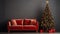 Christmas Tree in the Room Banner with Copy Space