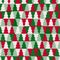 Christmas tree seamless pattern