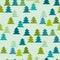 Christmas tree simple naive seamless pattern