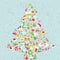 Christmas Tree Square Card