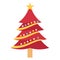 Christmas Tree Vector icon which can be easily modified or edit