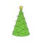 Christmas tree vector illustration