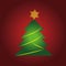 Christmas tree vectorized for any type of illustrations from the holiday season