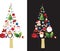 Christmas tree very detailed illustration