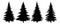 Christmas Trees Pictogram Set