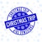 Christmas Trip Scratched Round Stamp Seal for Christmas
