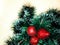 christmas twigs  toys glitter garlands