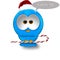 Christmas twitter bird