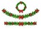 Christmas vector garland