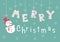 Christmas vintage greetings lettering