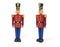 Christmas vintage wooden soldier toys.