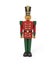 Christmas vintage wooden soldier toys. 3D image