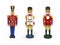 Christmas vintage wooden toys - nutcrackers and soldier.