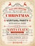 Christmas Virtual Party Invitation Template