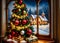 Christmas Wallpapers - A sparkling Christmas wallpaper (Colorful Christmas cards)