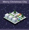 Christmas winter city graphic conceptual holiday