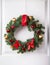 Christmas winter decoration wreath firtree star