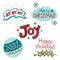 Christmas and winter holiday greetings, fun text, words
