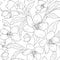 Christmas winter rose hellebore floral pattern