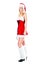 Christmas woman in santa\'s dress