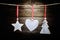 Christmas wooden decorations