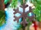 Christmas wooden snowflake