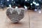 Christmas wool heart shape decoration