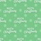 Christmas words seamless pattern.