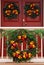 Christmas Wreaths of fruit and pine cones