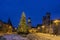 Christmass tree in Namestie SNP square in Banska Bystrica