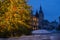 Christmass tree and towers in Banska Bystrica