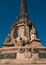 Christopher Columbus Column Statute in Barcelona, Spain