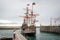 Christopher Columbus flagship Santa Maria replica at Funchal, Madeira.