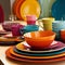 Chroma Cuisine: A Palette of Vibrant Dishware